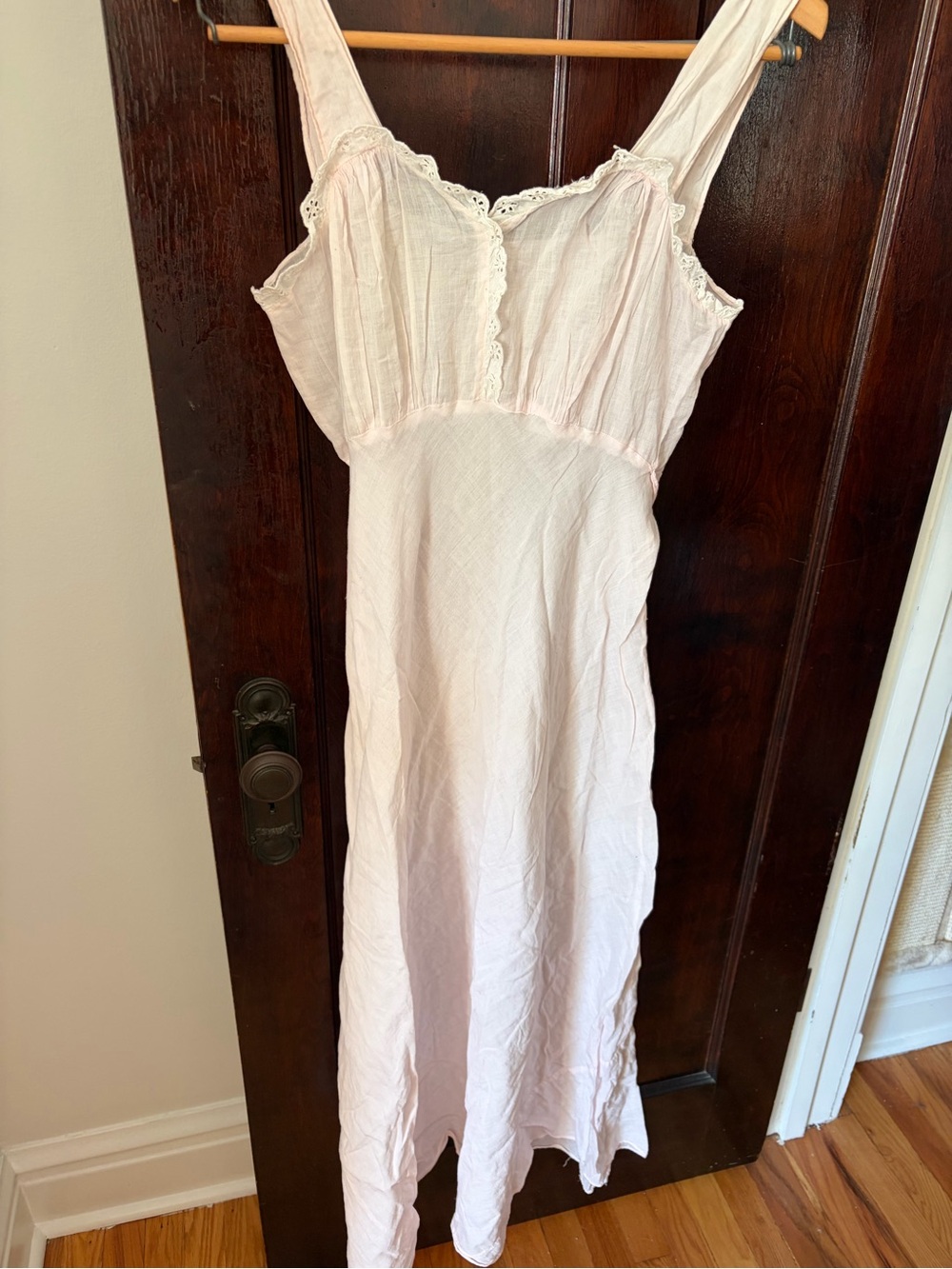 Vintage 100% Cotton Slip Dress - Picture 4 of 7
